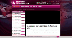 Desktop Screenshot of formula1bilhetes.com